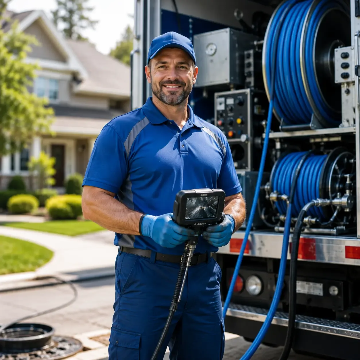 Local outdoor drain cleaning specialists in Evansville, WI